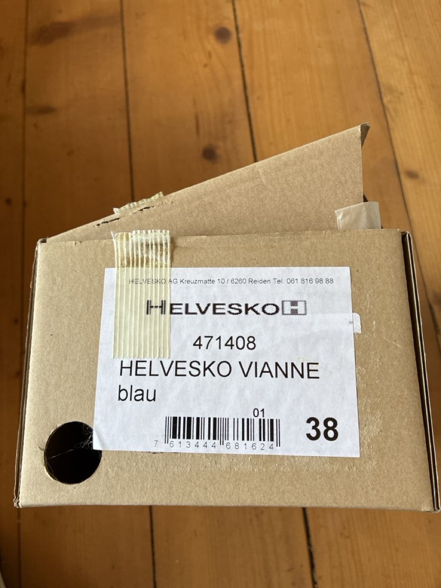 Scarpe da donna: Schuhe HELVESKO VIANNE, blau – Nuovo (secondo la descrizione) da Hunzenschwil venduto da Monggeli