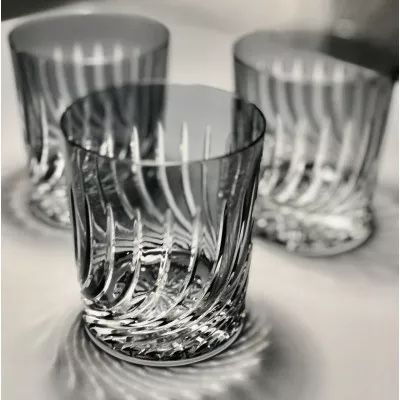 Bicchieri: Whiskybecher, Kristall 280ml farbig grau, 6Stk – Nuovo e nell'imballaggio originale da Bergdietikon venduto da ArtStore24 1