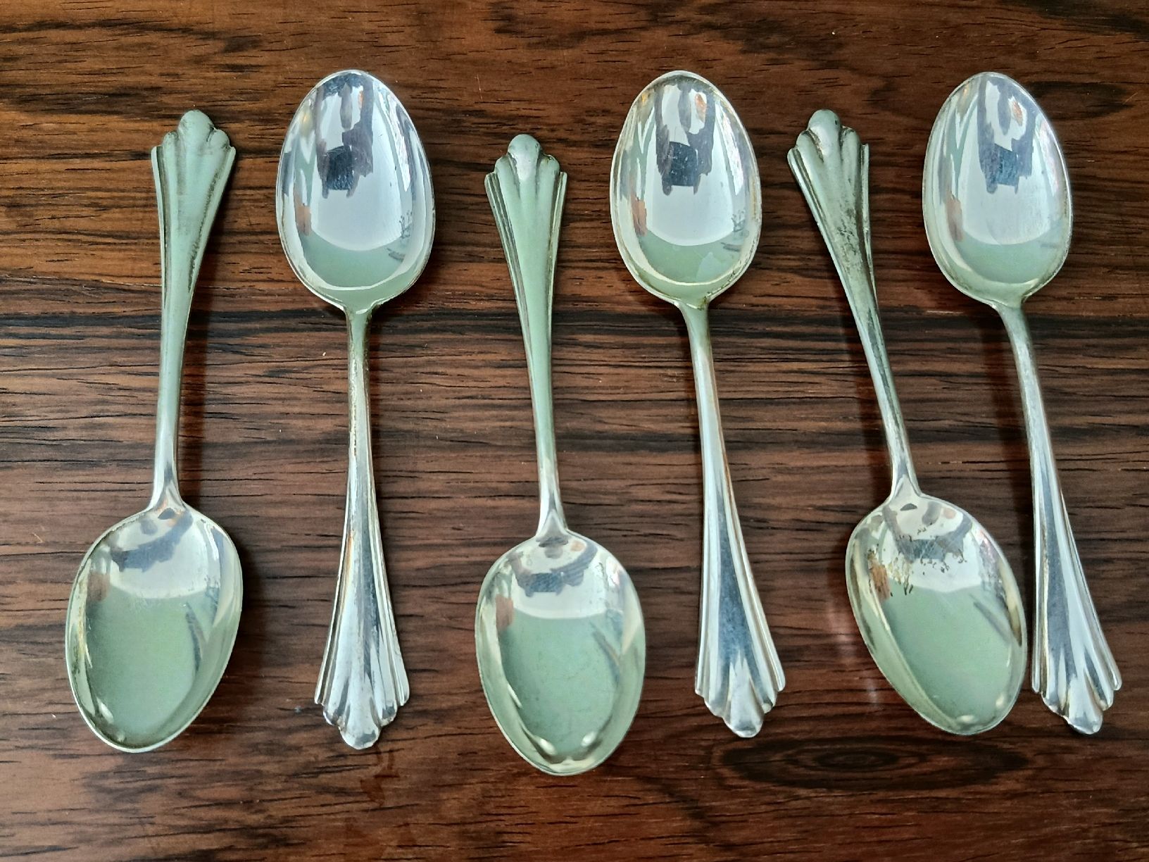 Löffel: 6 Jugendstil Löffel 925 Silber – Gebraucht aus Riehen von twentymodern 1