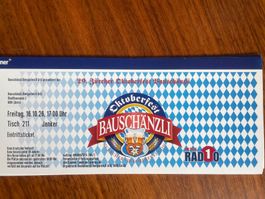 Oktoberfest Bauschänzli, FR, 16.10.26, Tisch 211, 10 Tickets