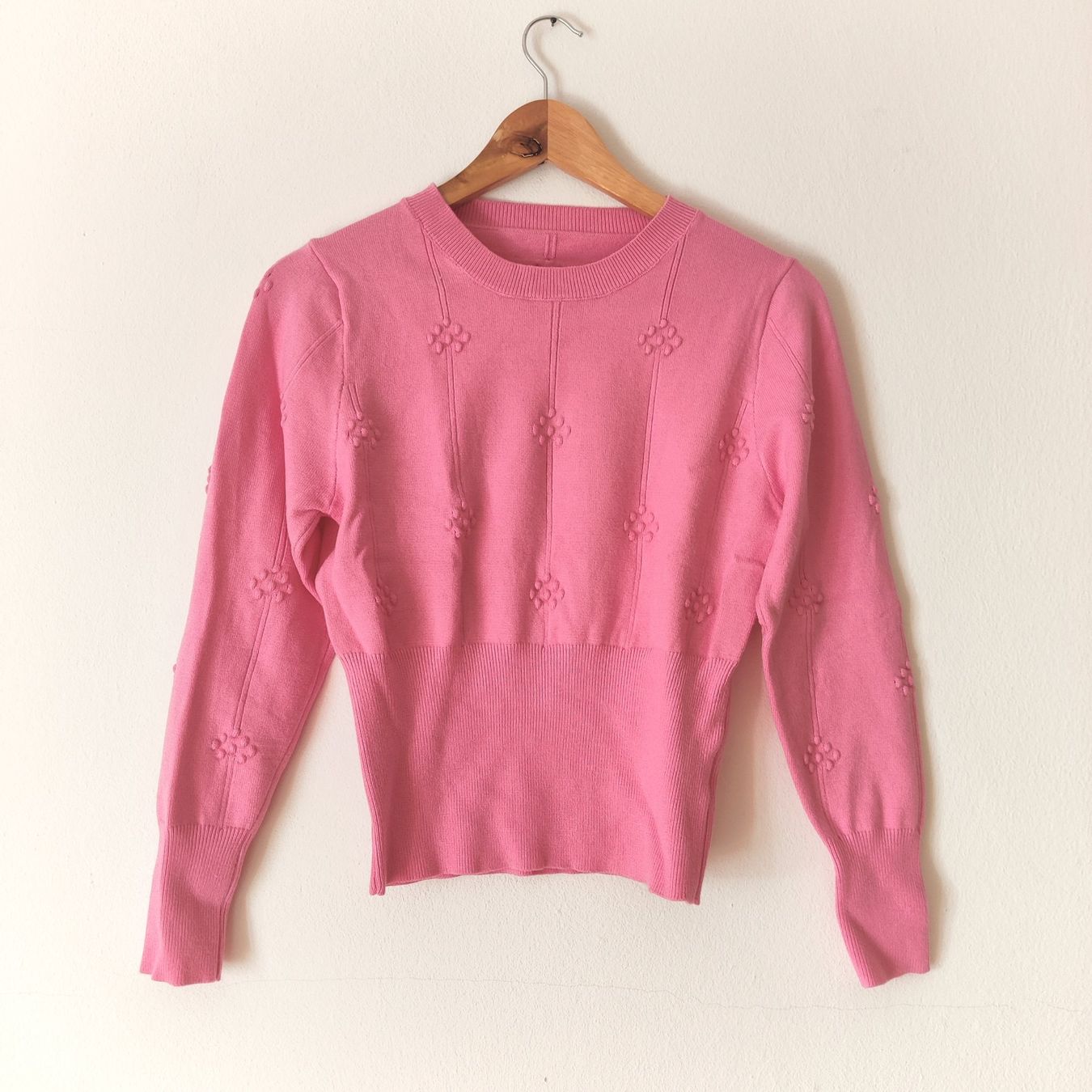 Maglioni & Felpe: Herziges 3D Strick Shirt Pulli Pullover Rosé Gr.S NEU – Nuovo (secondo la descrizione) da Winterthur venduto da Lotusherz