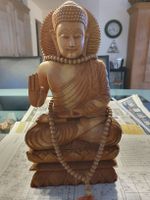 Buddha Holz Schnitzerei Asien Bali Japan Thailand Dekoration