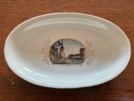Petit plat ovale avec Vue de Grandcour