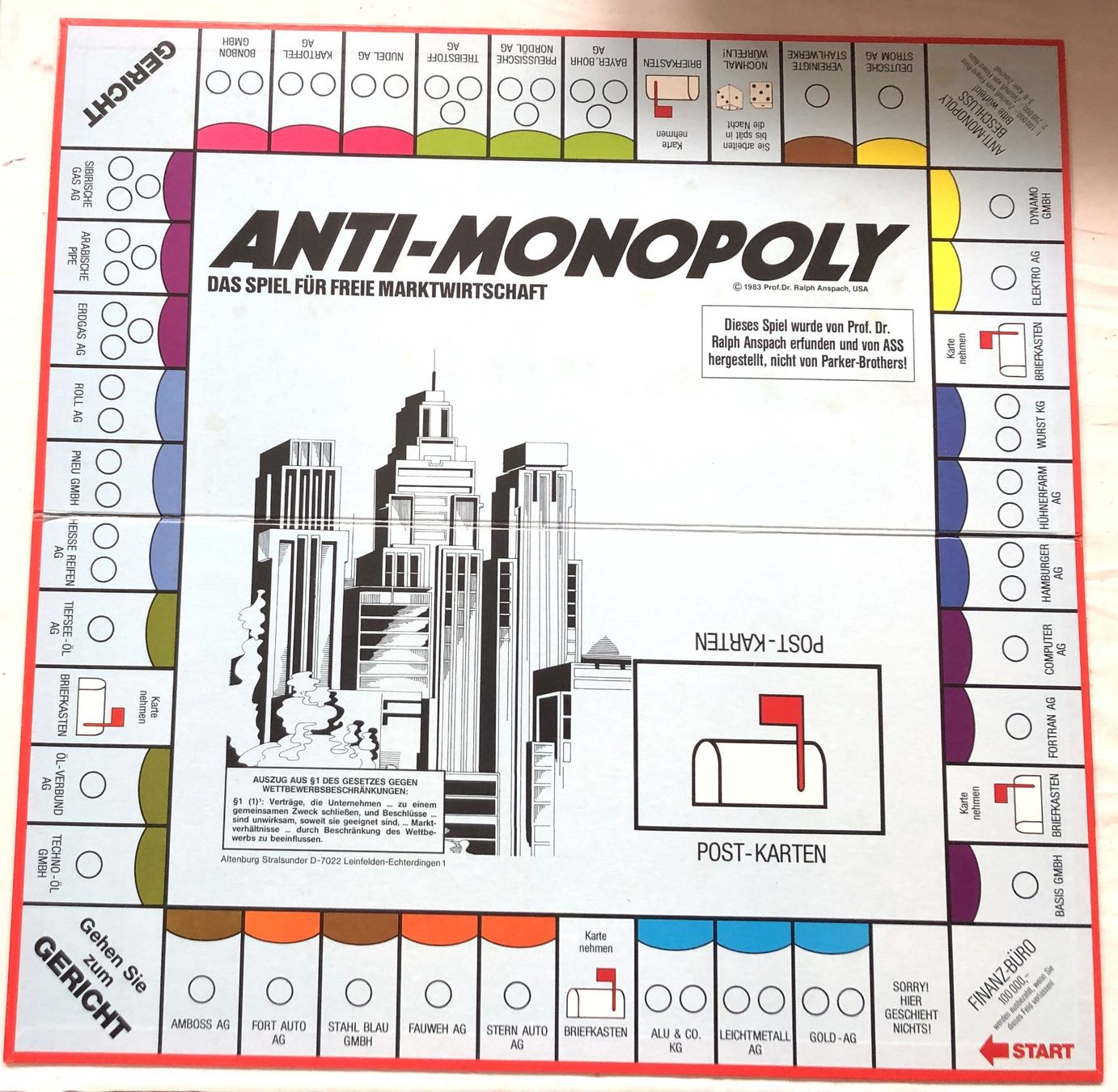 Giochi: ANTI-MONOPOLY - ASS - Nr.2145/2 – Nuovo (secondo la descrizione) da Schaffhausen venduto da durruti 5