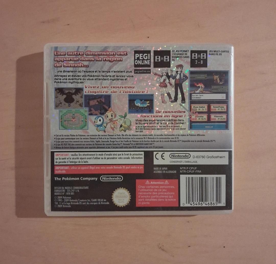 Pokémon Giochi: Pokémon Platine Nintendo DS COMPLET – Usato da Gland venduto da Grenier_Swiss 1