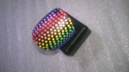 ring modeschmuck,,,aus holz,,regenbogen farbe