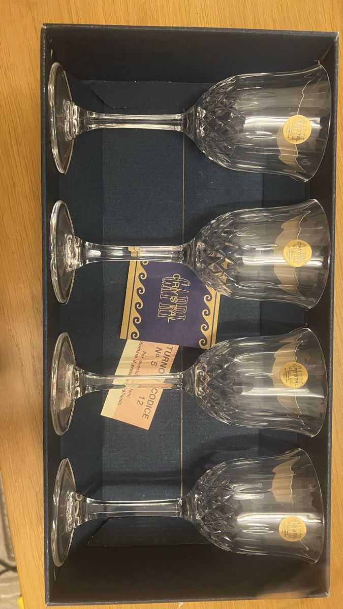 Bicchieri: 4x Concerto Capri Crystal Kristallglas – Nuovo e nell'imballaggio originale da Trasadingen venduto da Kaffee.mann 4
