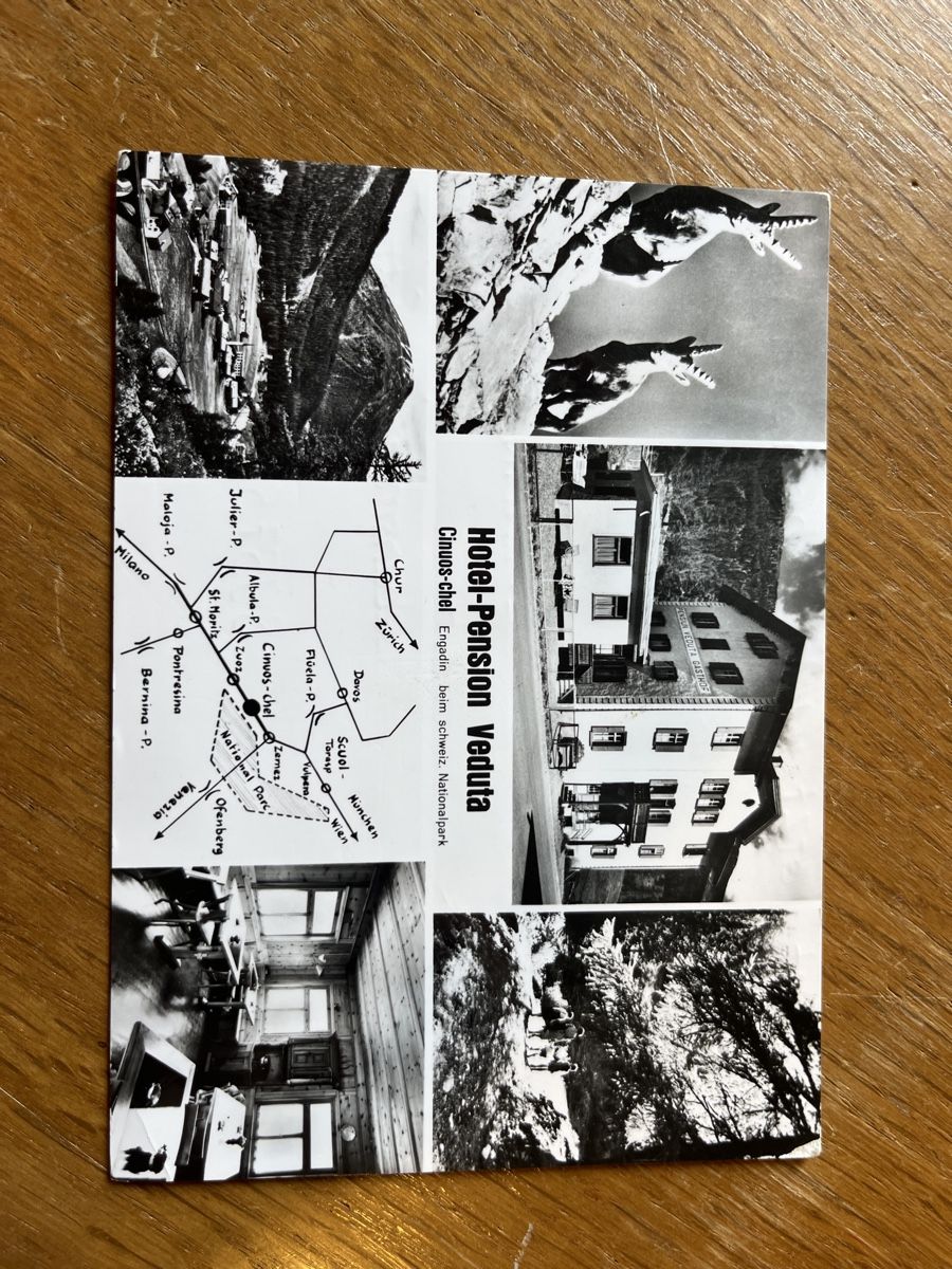 Cartes postales: Hotel Penison Veduta – D'occasion à Sarnen par Muenzen.-M