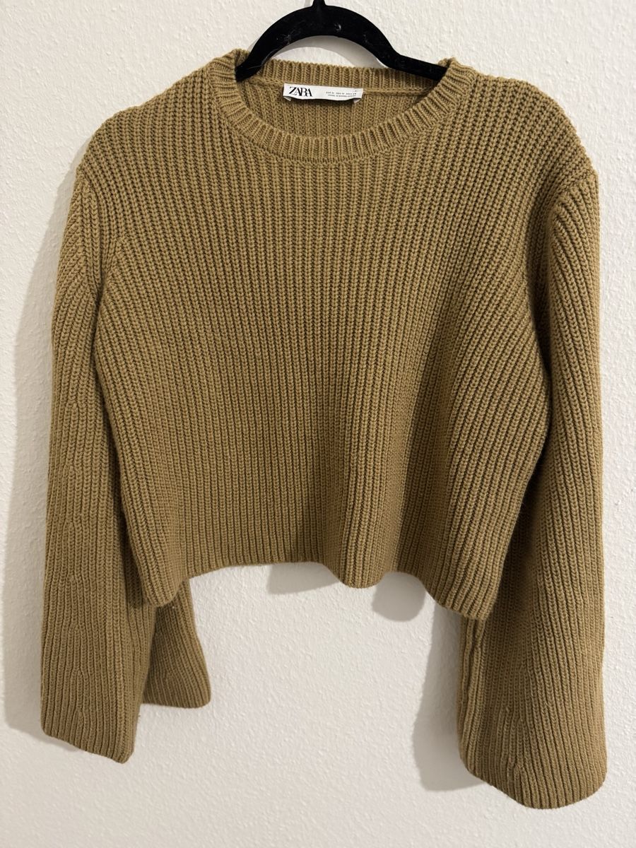 Zara Maglioni & Felpe: Zara Pullover braun weit geschnittene Ärmel – Nuovo (secondo la descrizione) da Zürich venduto da di_archive 6