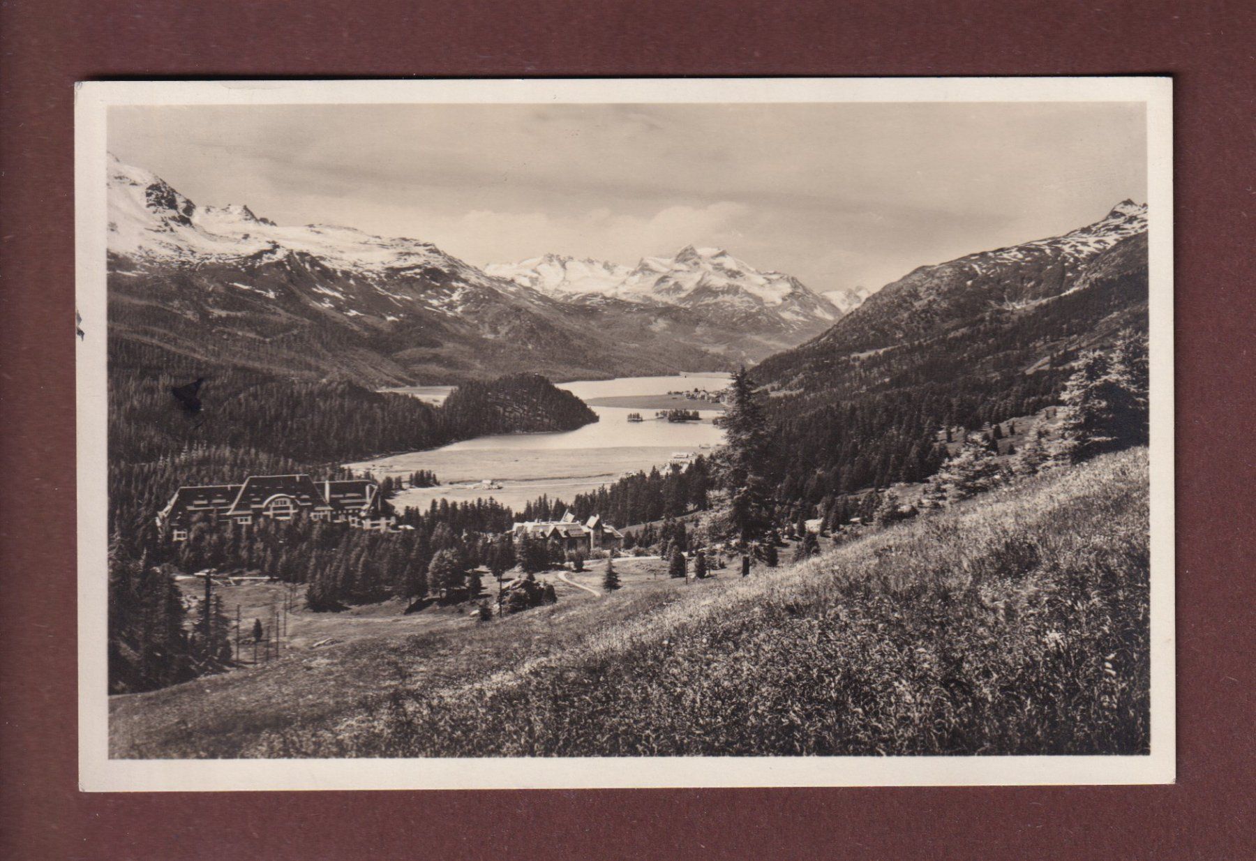 Ansichtskarten: SUVRETTA-HAUS - 1939 – Gebraucht aus Pully von nicecards-shop