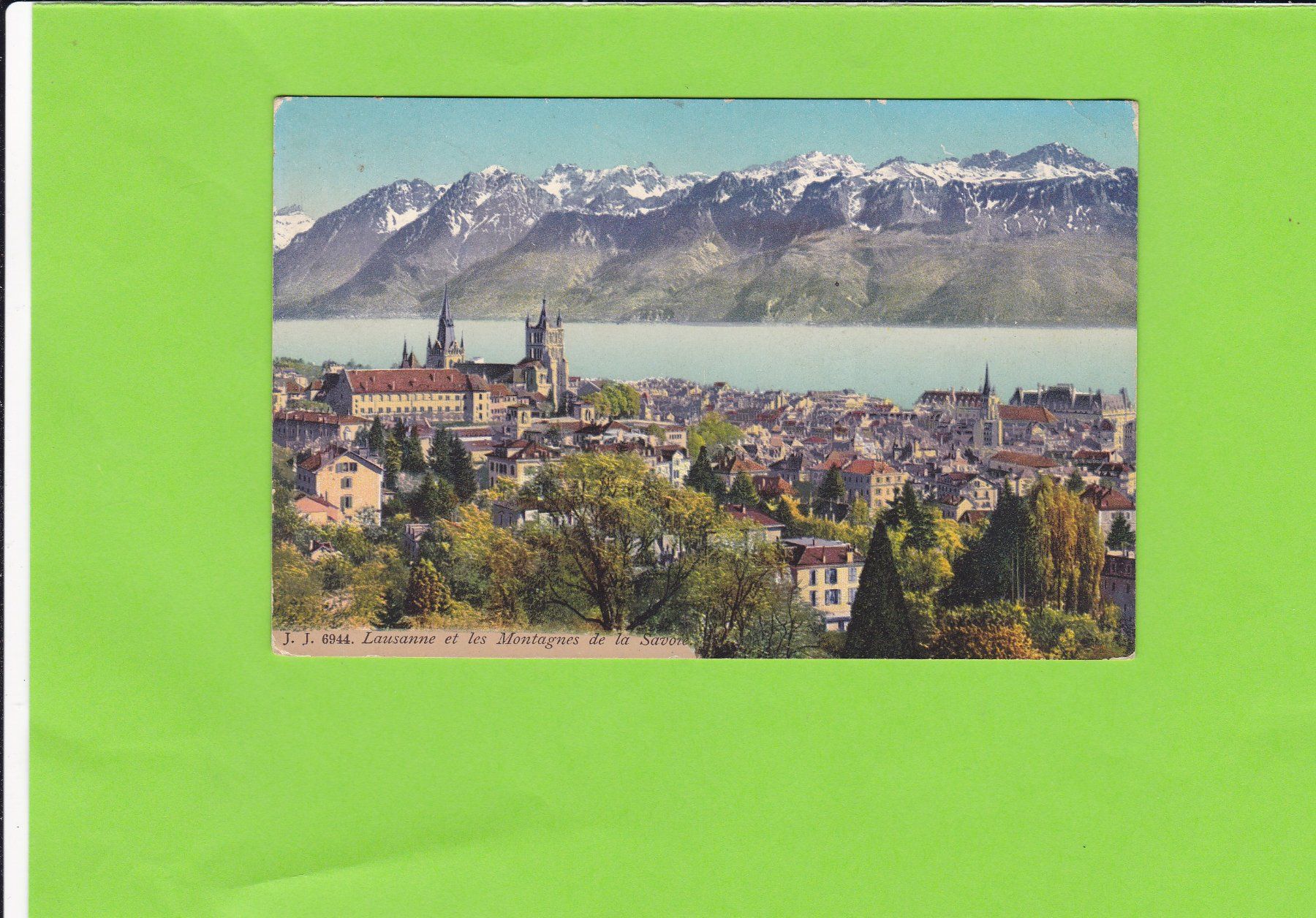 Ansichtskarten: Lausanne – Gebraucht aus St. Peterzell von neckertal