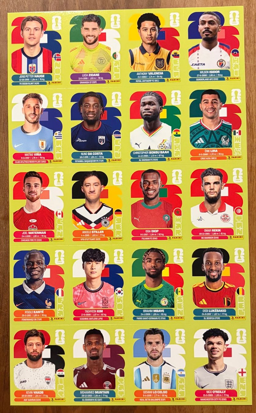 Panini Carte collezionabili: Panini WM 2026 Update Set 120 Stickers – Nuovo e nell'imballaggio originale da Regensdorf venduto da Maryjagne 3