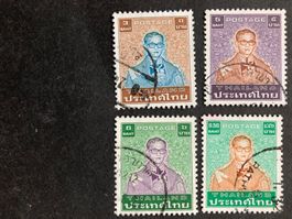 Thailand 1983 Lot Freimarken König Bhumibol gestempelt
