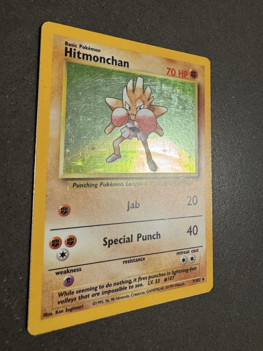 Pokémon Cartes à collectionner: Hitmonchan Base Set - 7/102 EN Ab 1.- – D'occasion à Cadro par kiks27 1