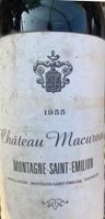 1955 Saint Emilion Montagne: Chateau Macureau