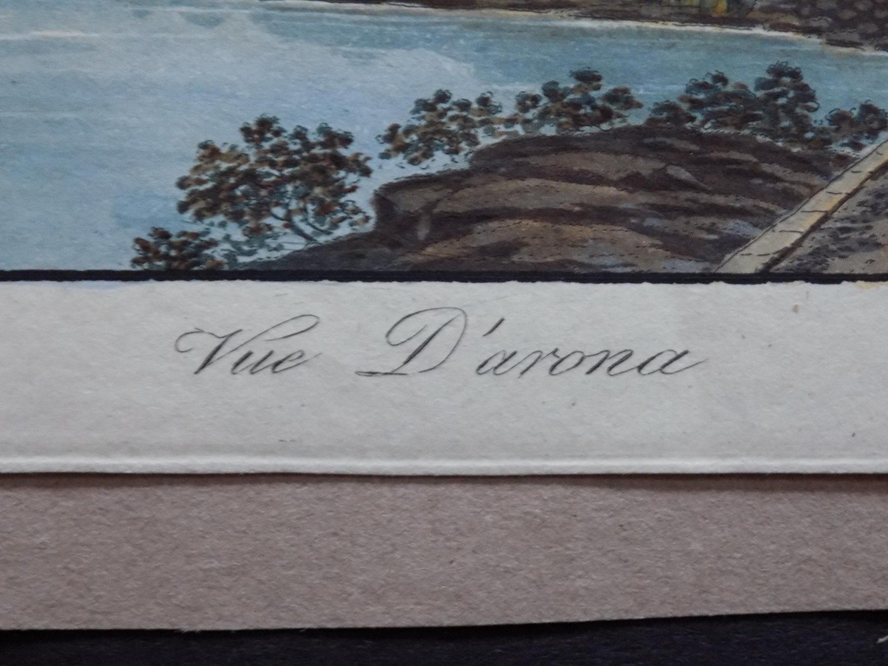 Stiche: Vue d'Arona Lago Maggiore – Gebraucht aus Risch von Rischli15 2