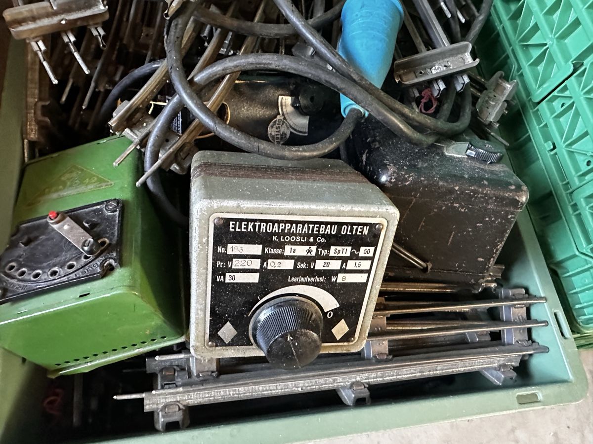 Distler Modellini di ferrovie: Mega Posten Distler Weichen Schienen Trafos ab 49.- – Usato da Sennwald venduto da HARO-Import 1