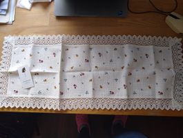 NEW!! Floral Lace Table Runner - 80x30 cm - Cotton Linen