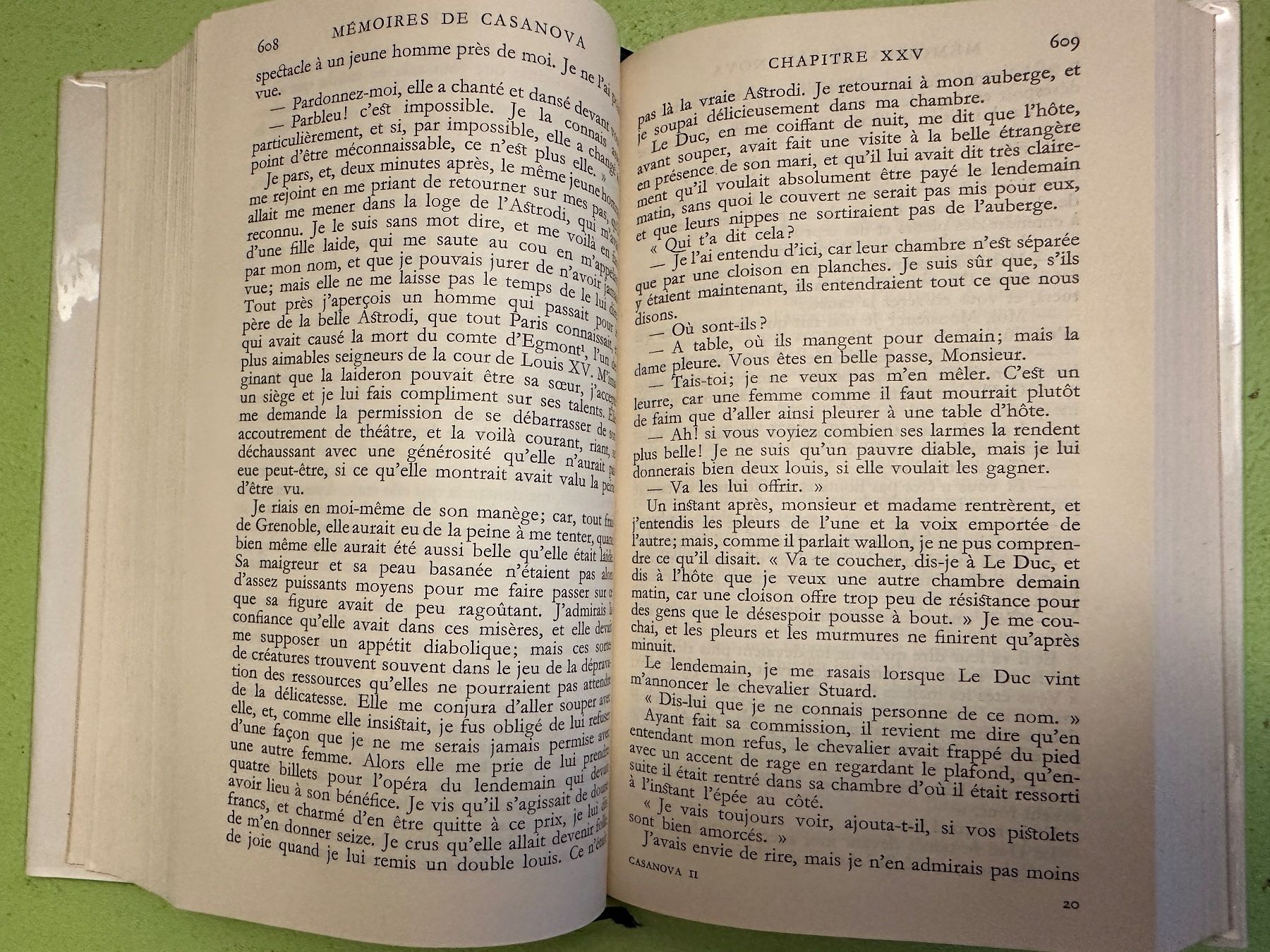 Libri: Casanova: Mémoires II. – Usato da Zürich venduto da allp 6