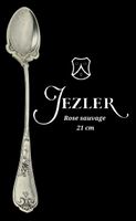 Ancienne Cuillère Jezler Heckenrösli Jugendstil Argent 800