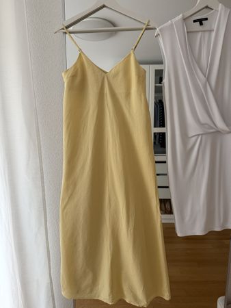 Baumwoll-Leinen Vero Moda Kleid gelb Grösse XS neuwertig
