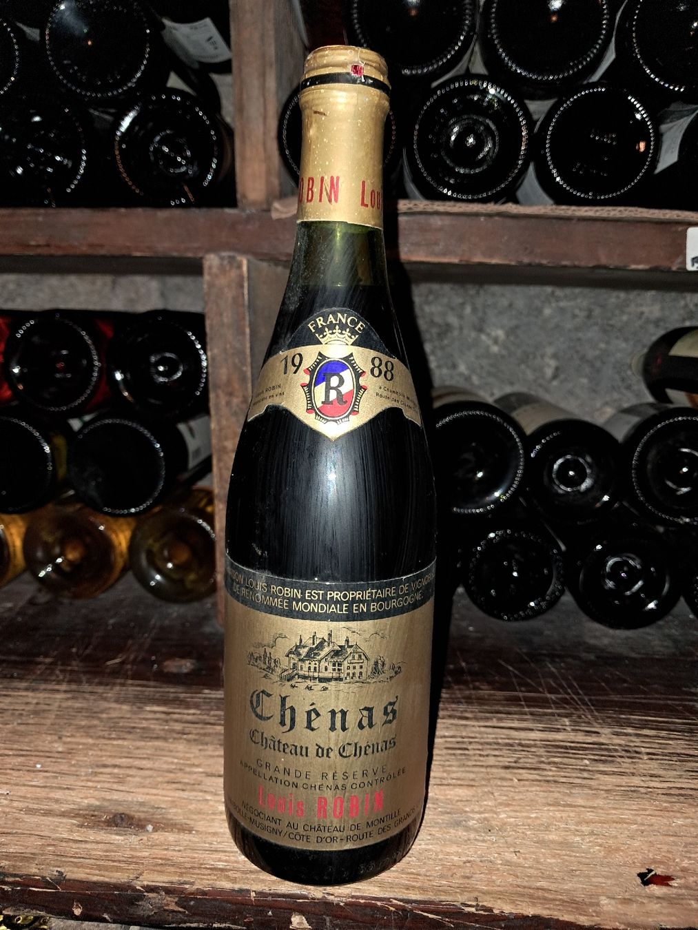 Vino: Louis robin Chateau de chenas grande reserve 1988 – Nuovo e nell'imballaggio originale da Le locle venduto da juliensaran 1