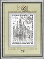 LONDON 1980 INT. STAMP EXHIBITION BLOCK GESTEMPELT - A64