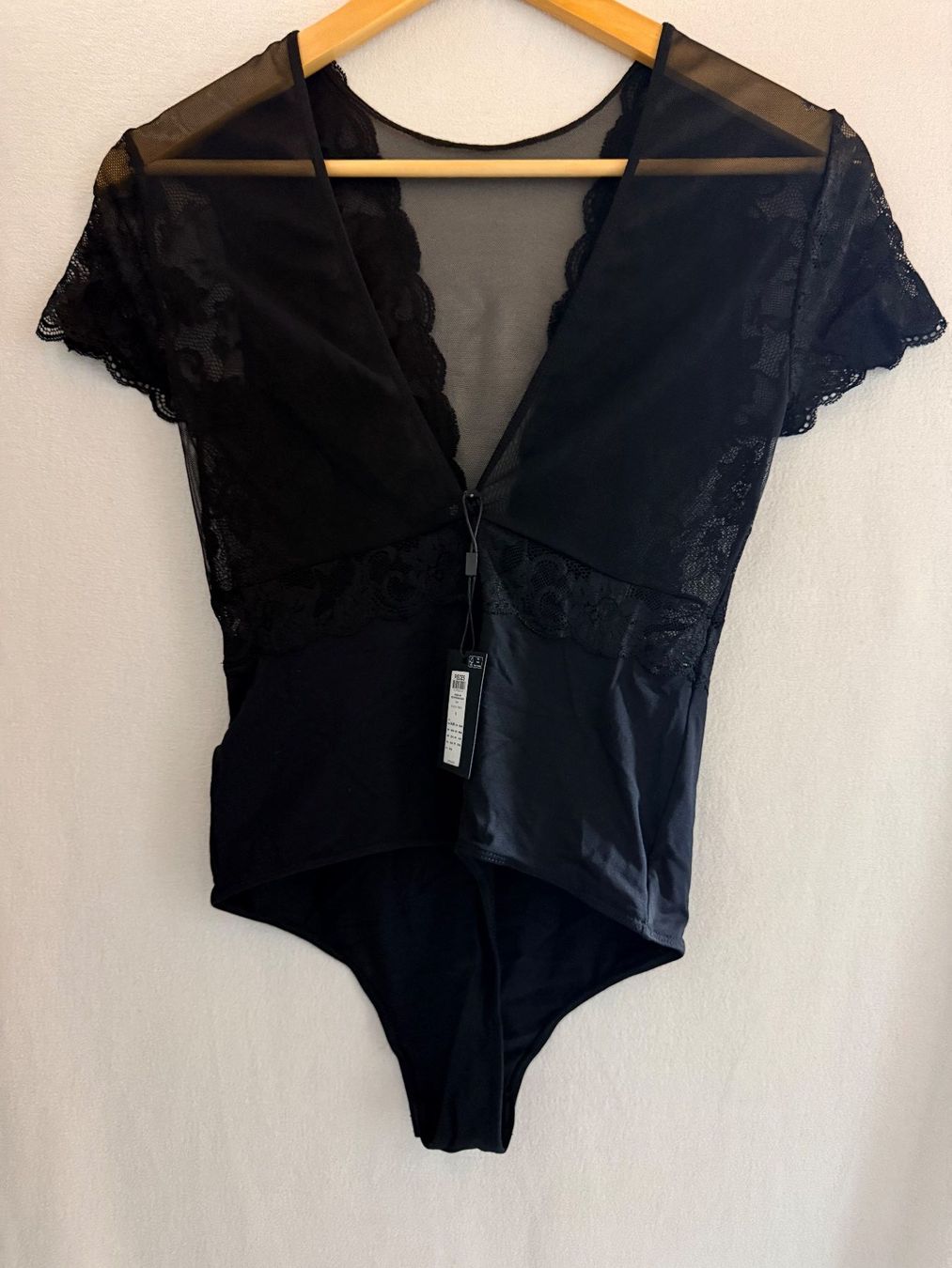Pieces Altra biancheria intima: PIECES, Body, Grösse S, Farbe Schwarz – Nuovo e nell'imballaggio originale da Rudolfstetten venduto da gst_g7xl 2