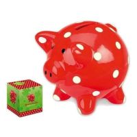 1 x Viel Glück Sparschwein Glücksbringer