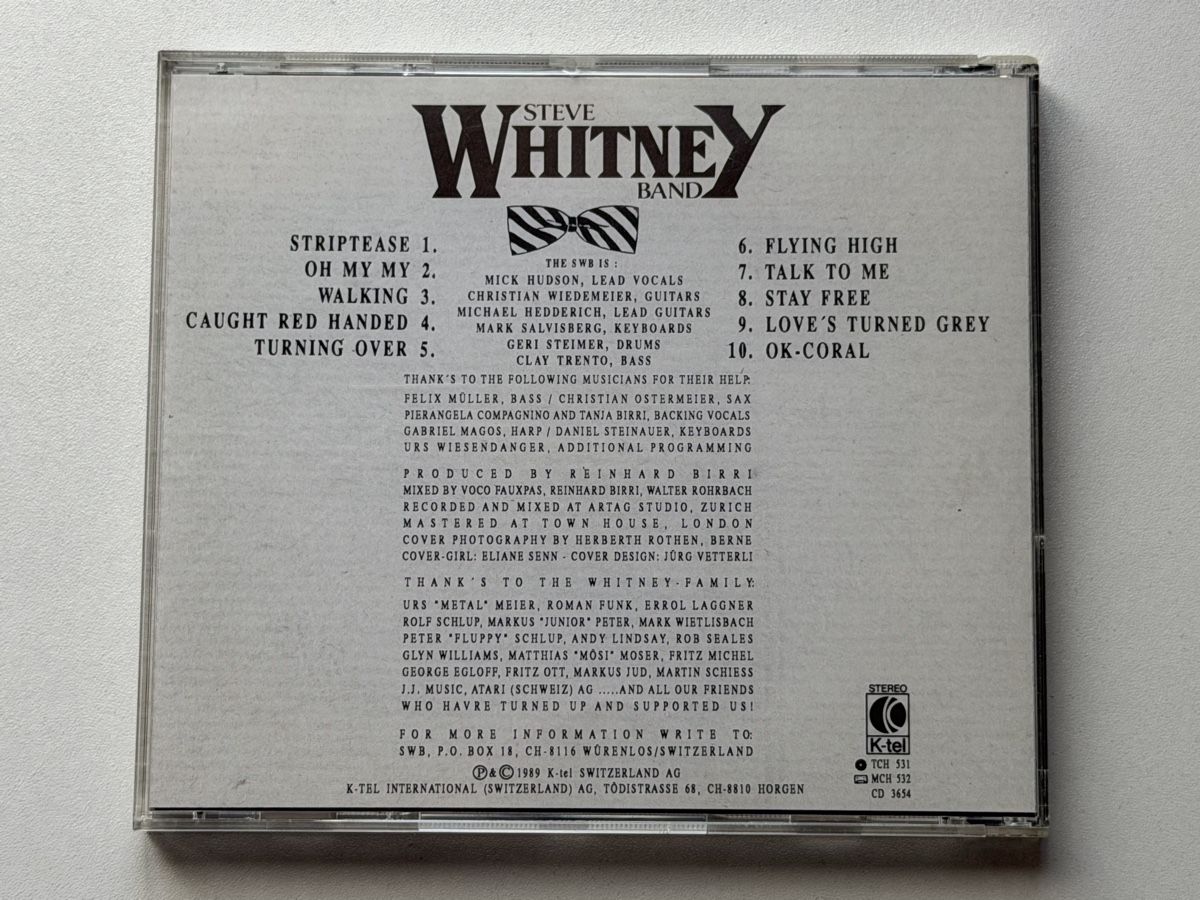 CD: Steve Whitney Band - Striptease CD - Top Zustand! – Usato da Bad Zurzach venduto da Cookie_0619 1