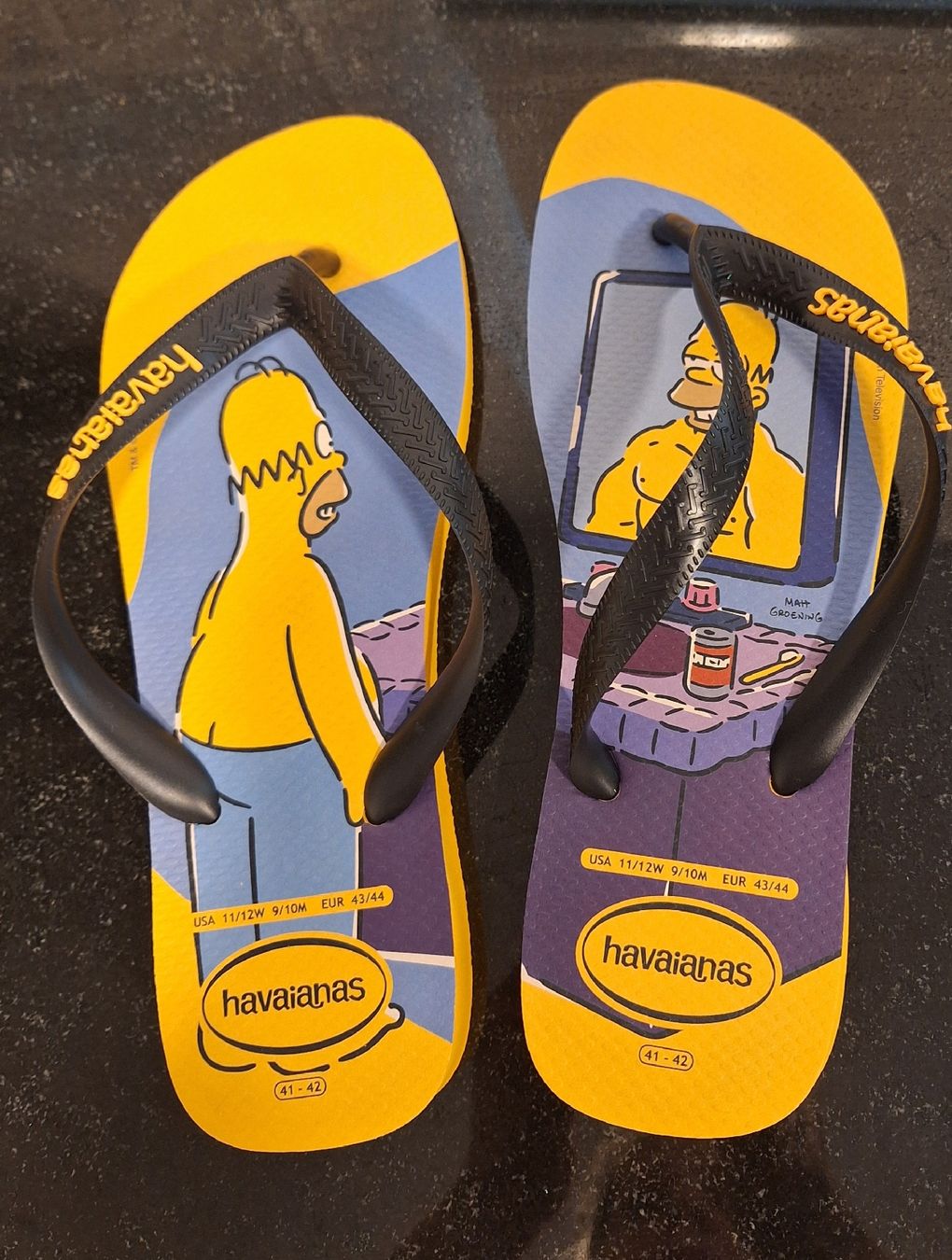 Flipper: Havaianas Simpsons, 43/44 comme neuf! – Nuovo (secondo la descrizione) da Hölstein venduto da Niki78