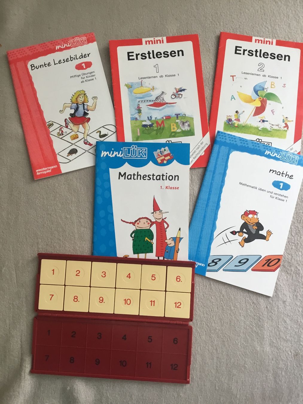 Jeux: Mini Lük Kontrollgerät und 5 Übungshefte – D'occasion à Diessenhofen par quinto9