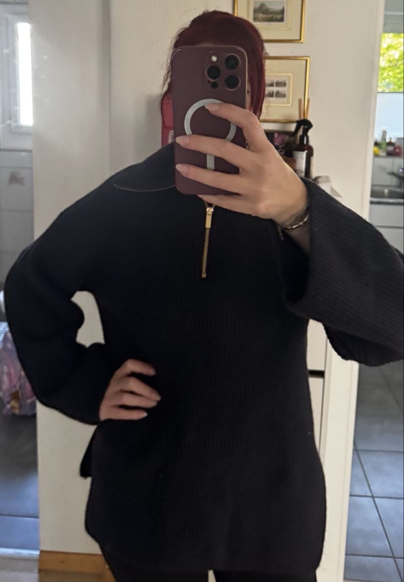 H&M Maglioni & Felpe: H&M Pullover mit Reissverschluss dunkelblau Grösse S – Nuovo (secondo la descrizione) da Oberrieden venduto da patty1990 2