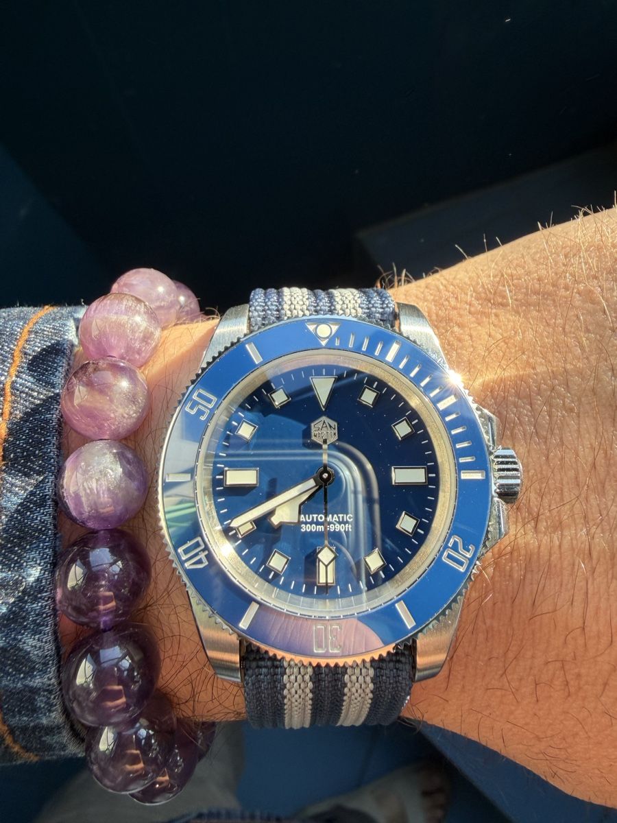 Uhren: San Martin Automatic Diver – Summer Blue – Gebraucht aus Reinach AG von Rousseau_J