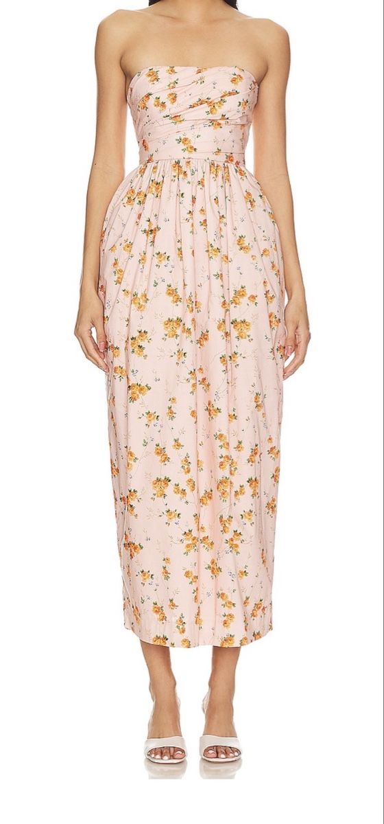 Vestiti: LoveShackFancy strapless midi dress – Nuovo e nell'imballaggio originale da Zürich venduto da di_archive 1