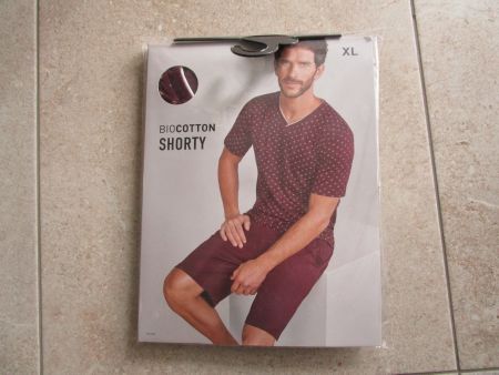Herren Shorty Pyjama XL