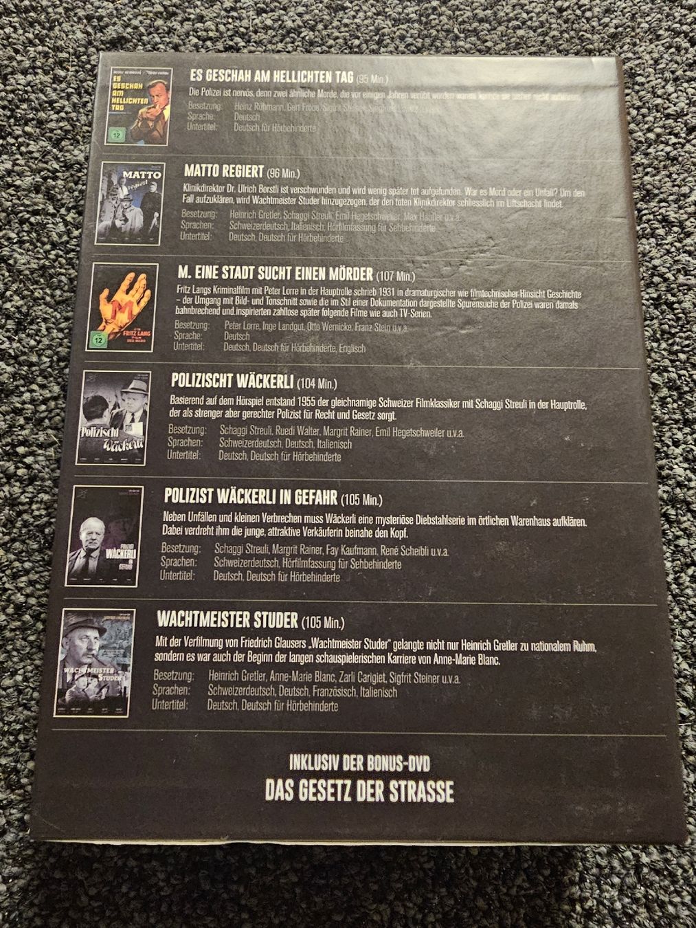Tutti i DVDs: Kriminalfilm Klassiker DVD Box – Usato da Ruswil venduto da jan_bxl5 1