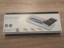 Leitz WOW Desk Organiser with Inductive Charger