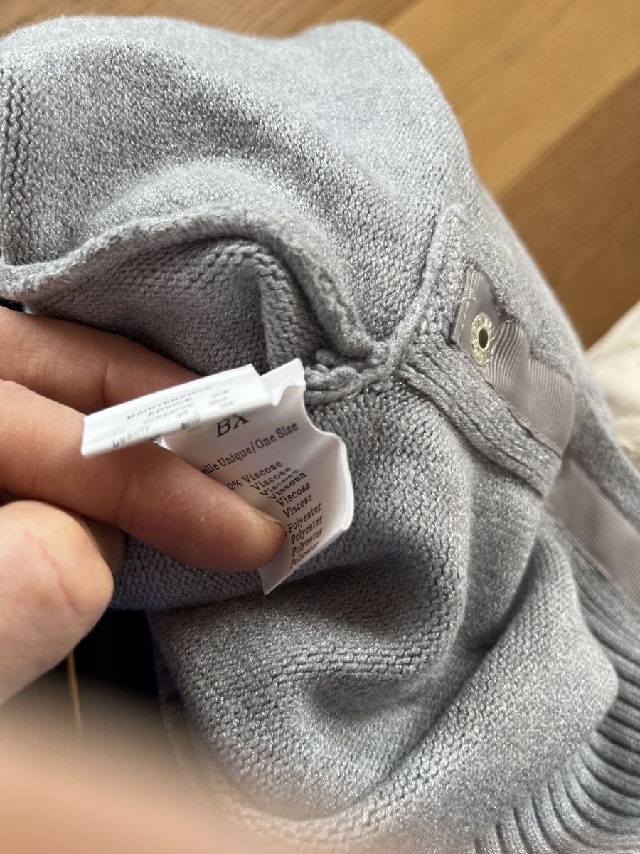Maglioni & Felpe: Cropped Strickpullover, neu, grau, Gr. TU - Kuschelig – Nuovo e nell'imballaggio originale da Wädenswil venduto da Iana32 3