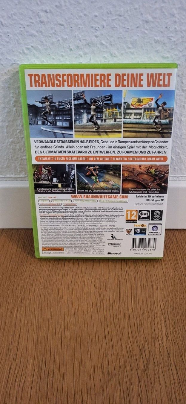 Microsoft Giochi: Xbox 360 - Shaun White Skateboarding – Usato da Münsingen venduto da DigitaleSpielecke 1