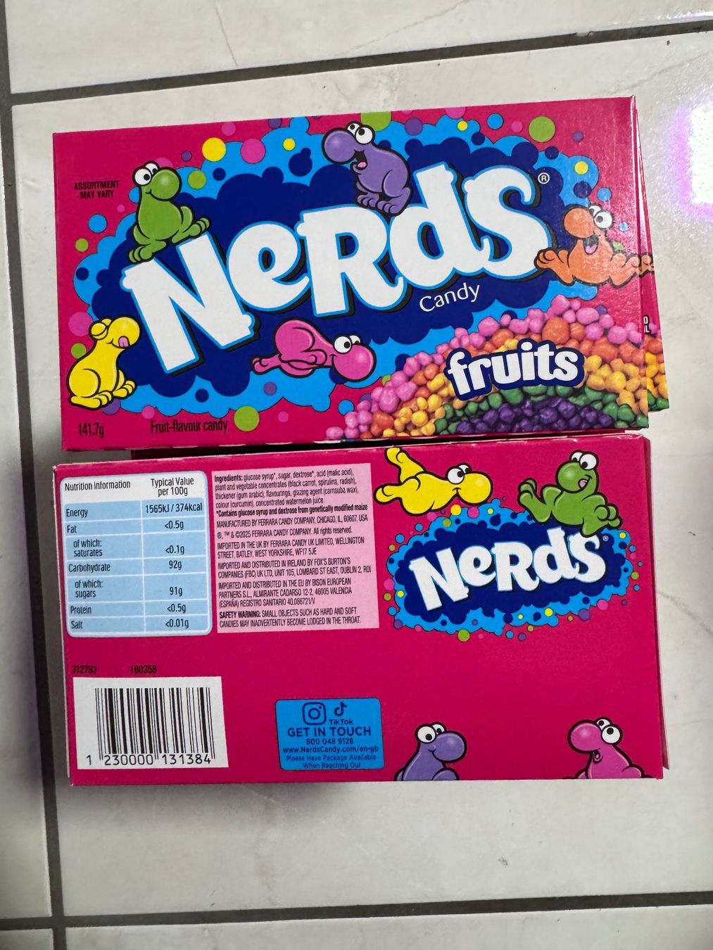 Cibi & Specialità: 21x Nerds Fruits 141.7g grosse Packung – Nuovo e nell'imballaggio originale da Zunzgen venduto da noa_wd92 2
