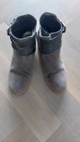 NAVYBOOT Graubraune Wildleder Stiefeletten Gr.39