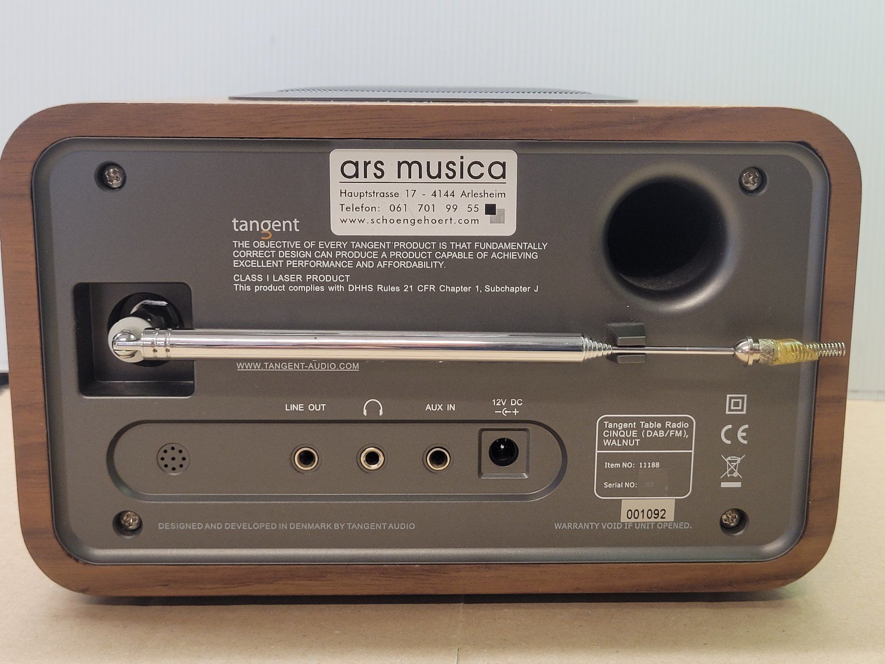 Multimediaplayer & Streamer: Radio und CD tangent cinque – Gebraucht aus Arlesheim von ars_musica 2