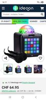 Karaoke Lautsprecher mit RGB Licht und 2 Mikrofonen
