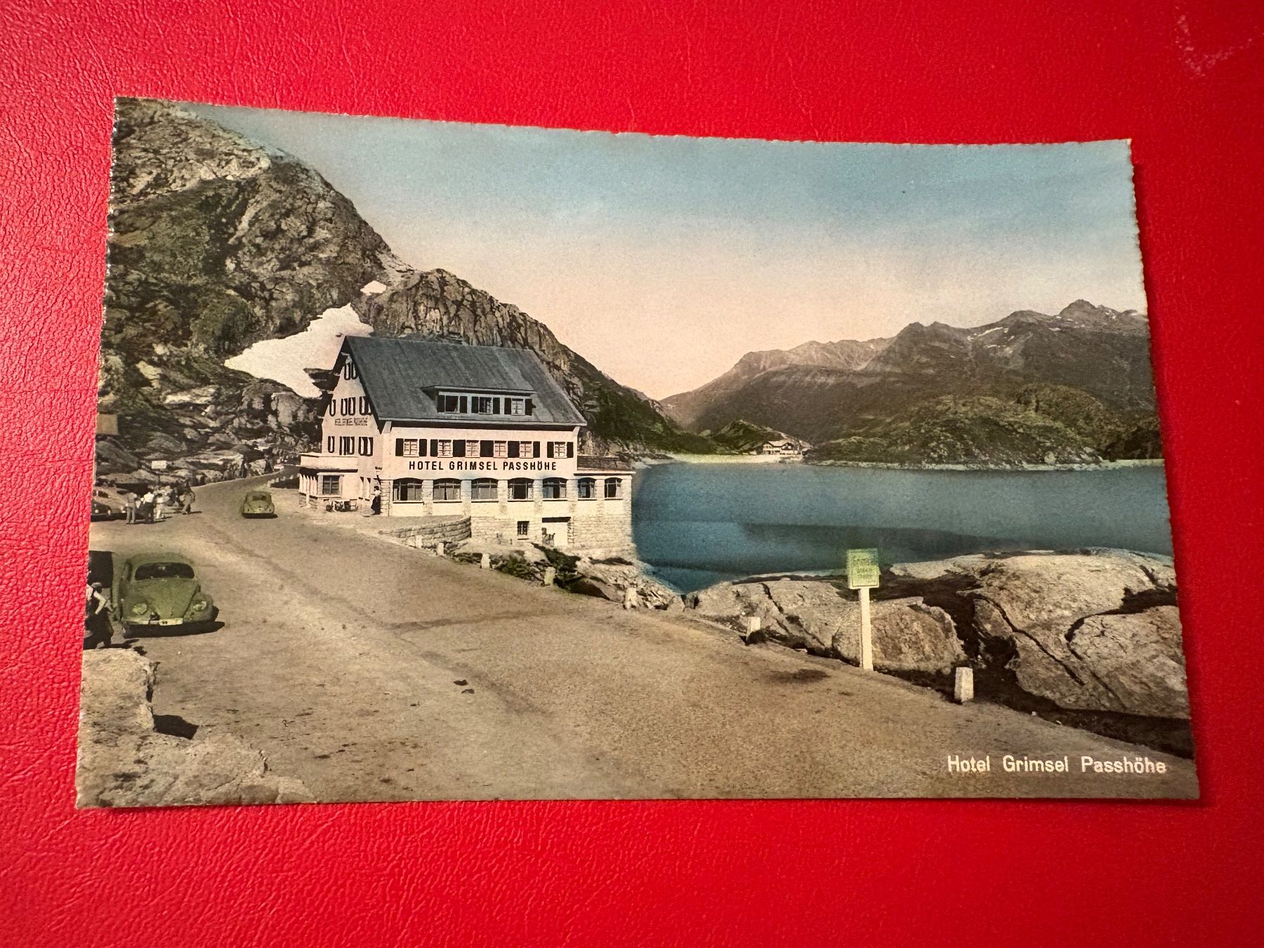 Cartoline postali: Hotel Grimsel Passhöhe / "Käfer" – Usato da St-Légier-La Chiésaz venduto da Theo005