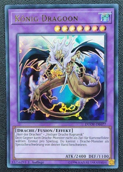 Yugioh Carte collezionabili: Yugioh König Dragoon DUOV-DE077  Ultra Rare – Nuovo e nell'imballaggio originale da Chur venduto da -NewERA-