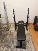 Panca per pesi Homcom, regolabile, colore nero, usato