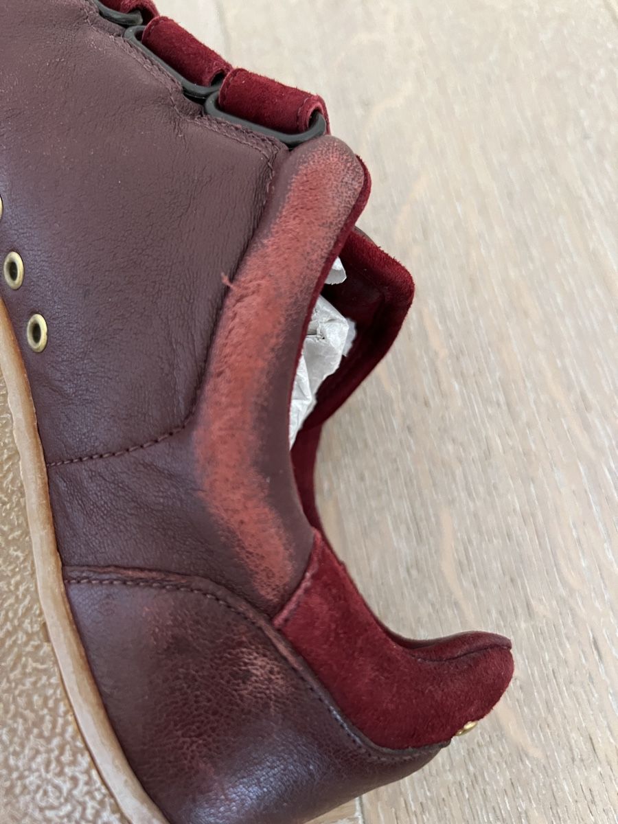Jerome Dreyfuss Scarpe da donna: Jerome Dreyfuss Burgundy Sneakers – Usato da Zürich venduto da Mirouch 2