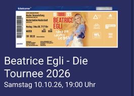 VIP Tickets: Beatrice Egli, 10.10.