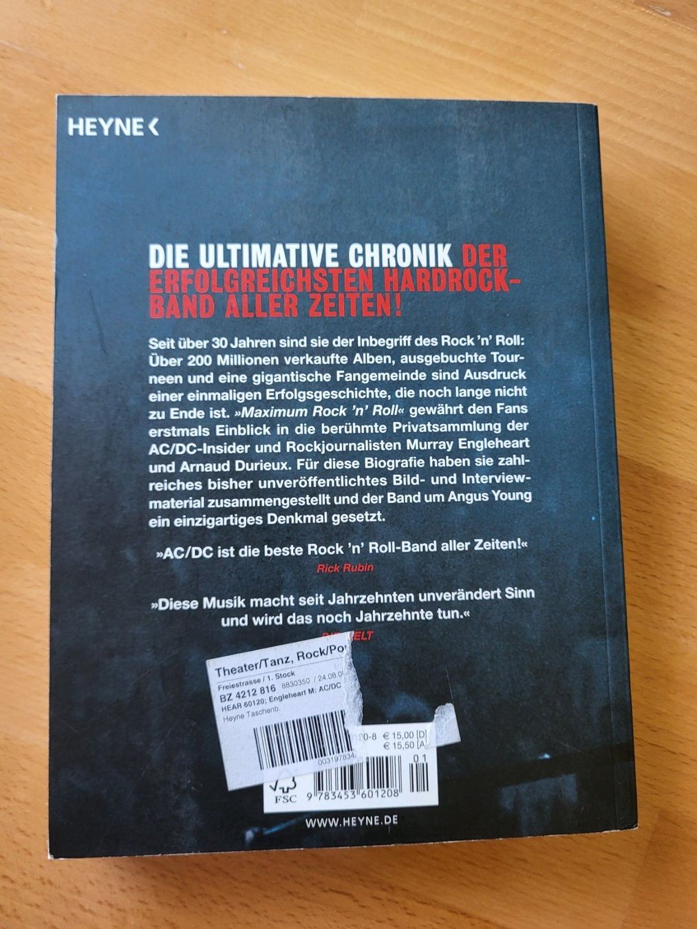 CD: AC/DC Book - Maximum Rock'n'Roll – Usato da Liestal venduto da sale66 1